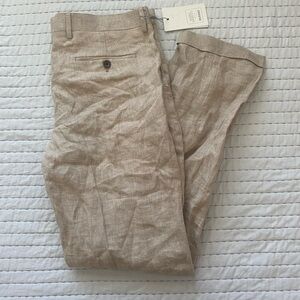 Baird McNutt Murano Beige Linen Pants
